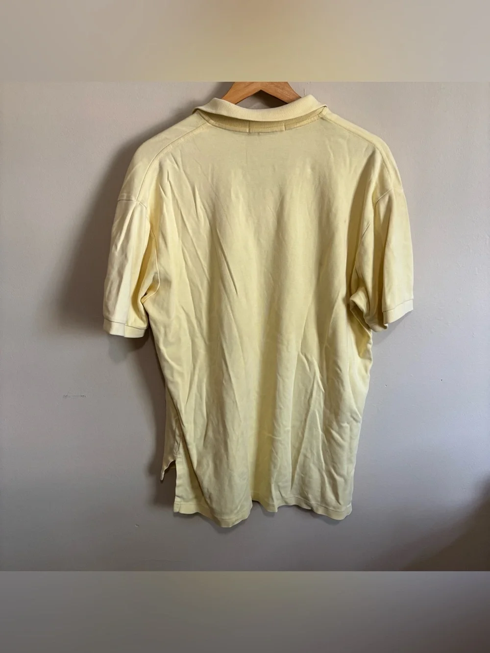 Vintage Polo Ralph Lauren Sunny Yellow Pony Polo Shirt Men’s M Preppy